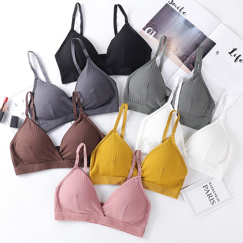 Vrouwen Sexy Gewatteerde Lingerie Tube Tops Diepe V Bralette Ondergoed Comfort Verpakt Borst