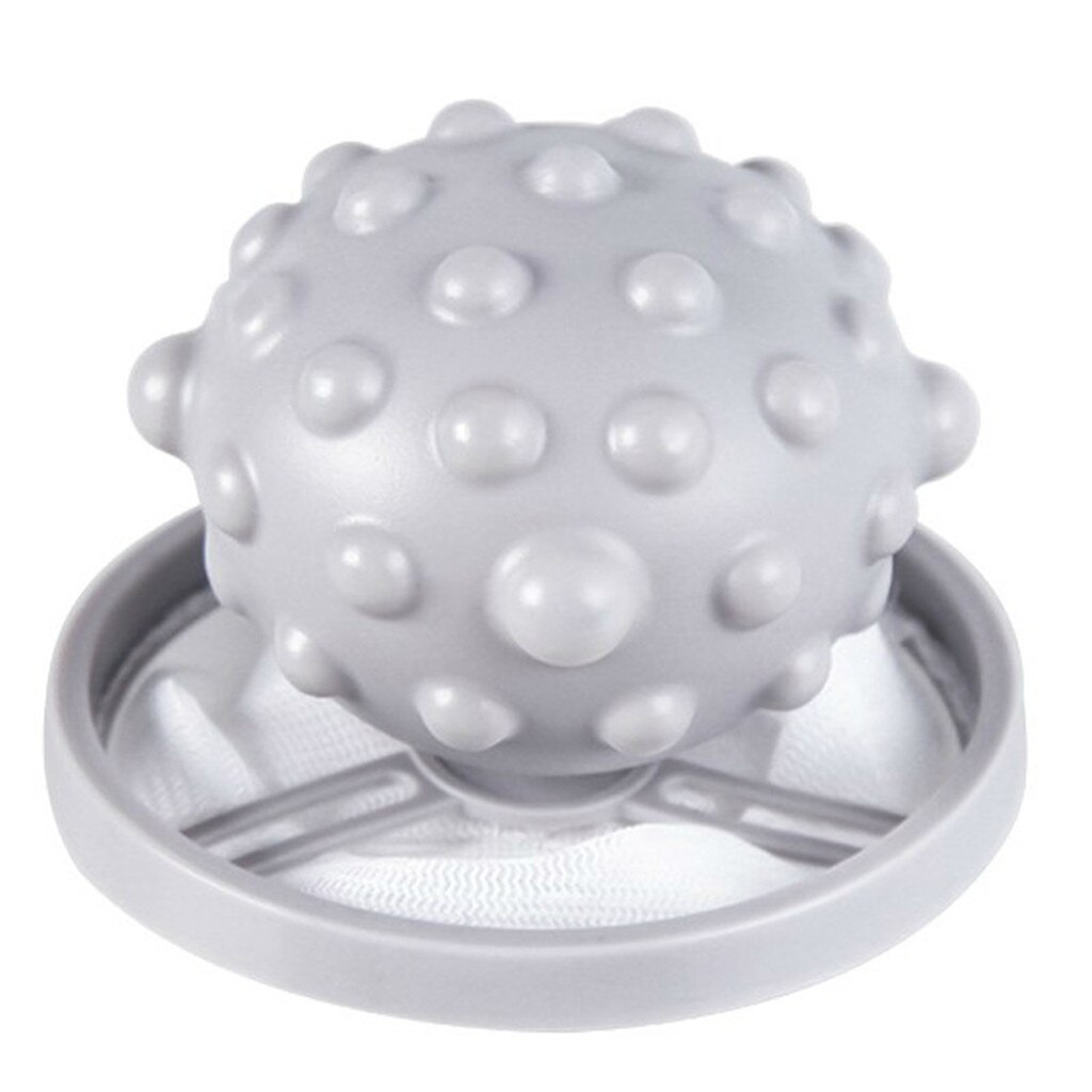 Floating Lint Mesh Trap Bag Hair Catcher Washing Machine Hair Ball Suction Hair Remover Laundry Ball Mesh Filter Bag Dirt Catch: Gray
