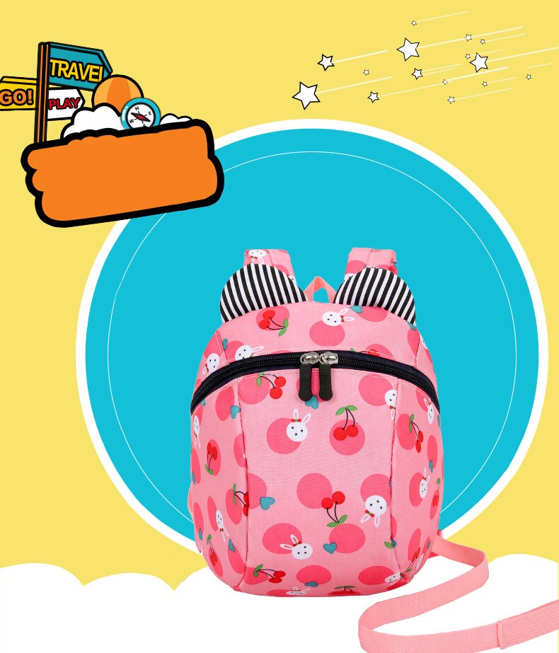 Bébé sécurité harnais laisses sac à dos enfant en bas âge marche sécurité Anti-perte sangle sac réglable mignon dessin animé enfants cartable