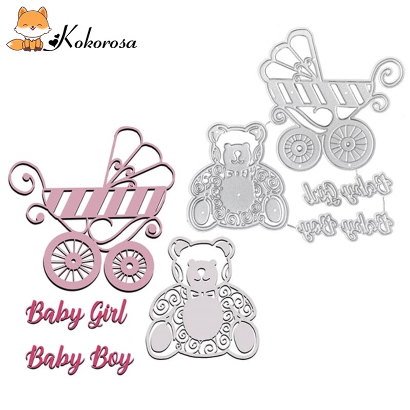 DiyArts Baby series Dies Metal Cutting Die Girl Diecuts for Making Cards Photo Album Craft Mom Stencil Templates Scrapbooking: 464