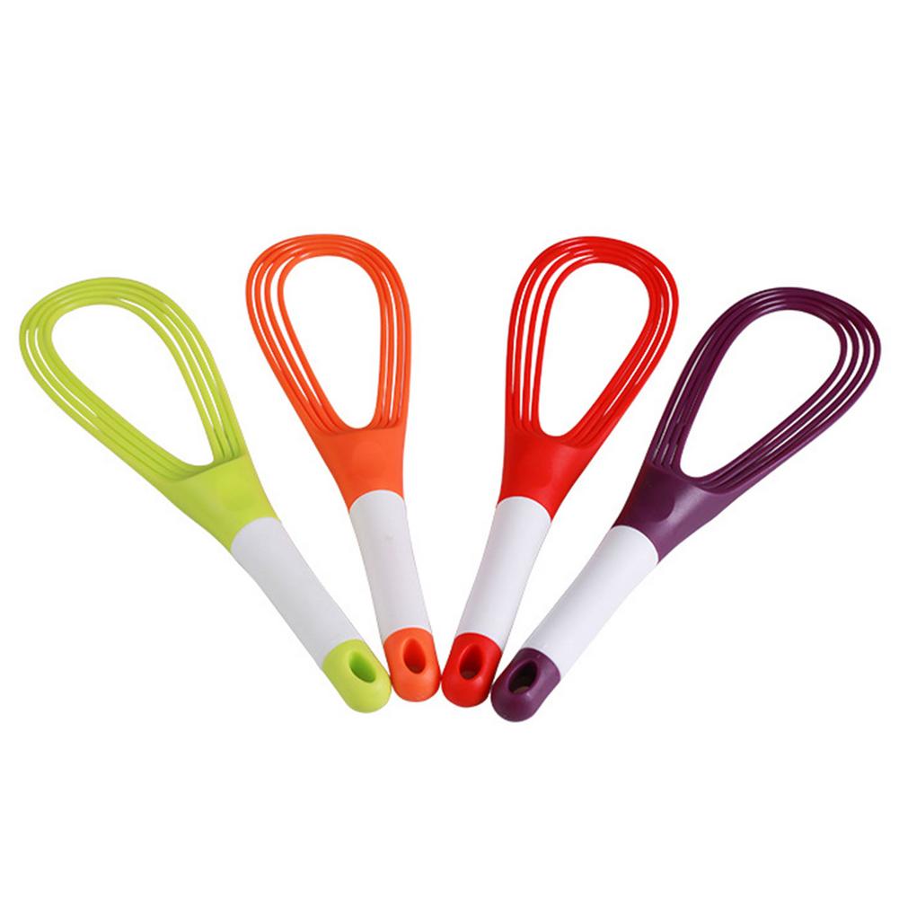 Egg Beater Egg Tools Multifunctional Rotary Manual Egg Beater Mixer Mini Plastic Kitchen Whisk Bake Kitchen Tool Silicone Eco