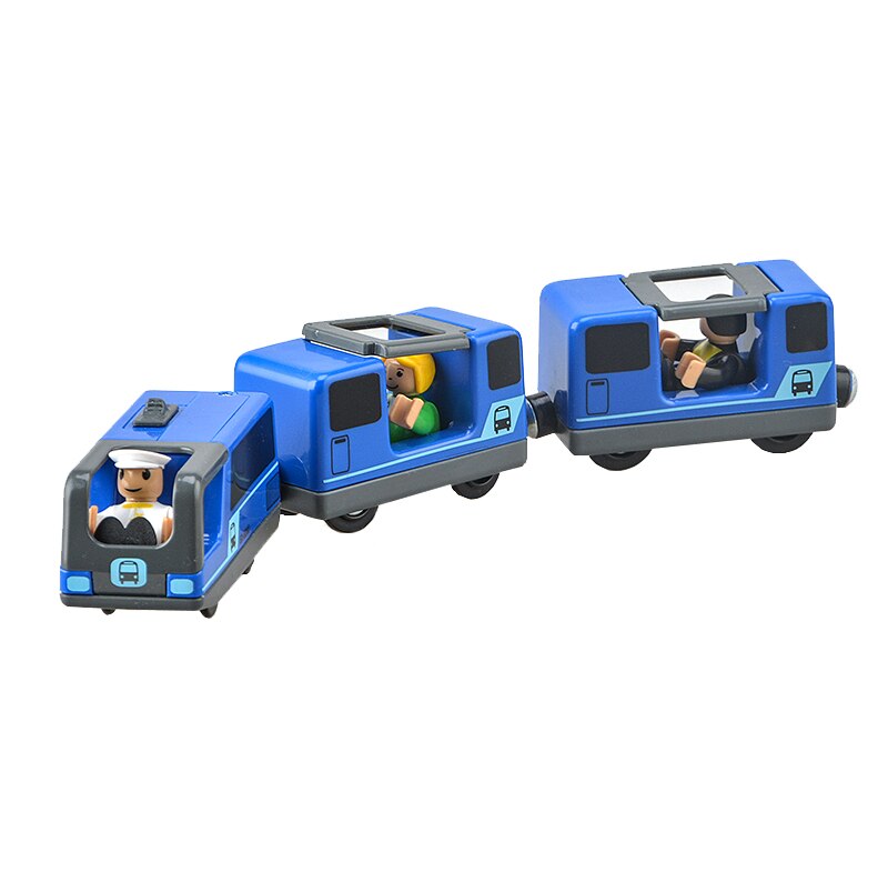 Bambini Treno Elettrico Giocattoli Set Treno Diecast Slot Giocattolo Adatto per Standard di Legno Treno Ferrovia