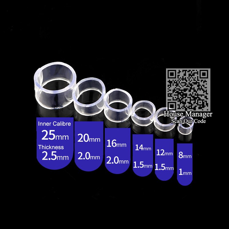 Aquarium Soft PVC Water Tube Pipe Hose for Water Pump Fountain pump, Inner Diameter8/12/14/16/20mm pipe to lift deliver water