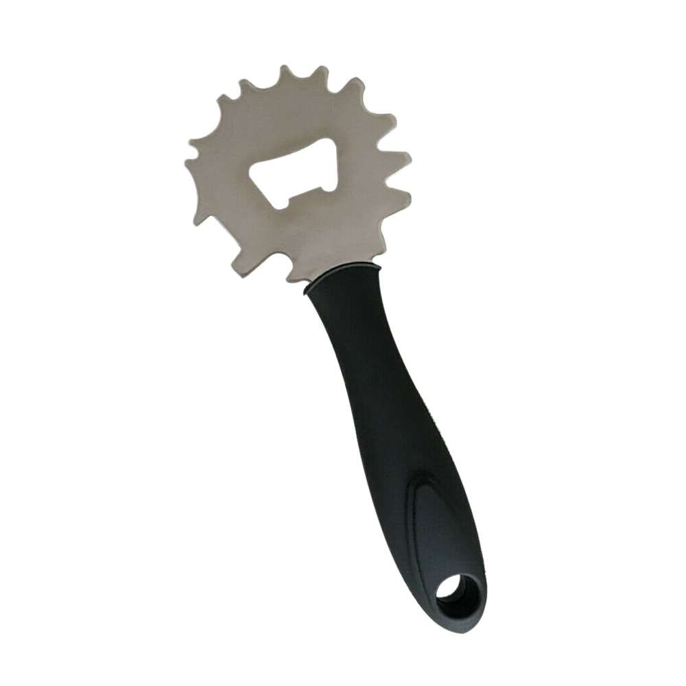 BBQ Grill Grate Cleaner Gadget Stainless Steel Cleaning Brush Scraper Scrubber Bottle Opener Tool Kitchen Accessories: B