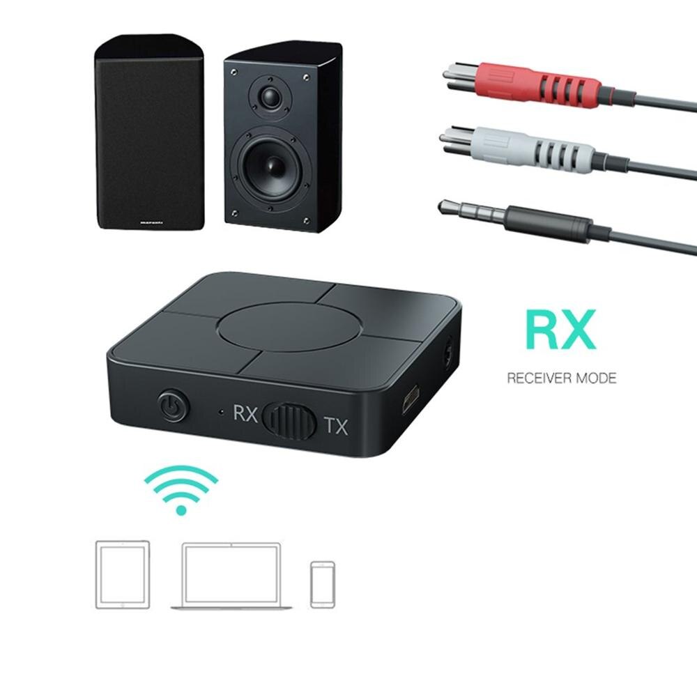 Hands-Free Transmitter Receiver Two In One Car Phone Speaker Stereo Wireless Audio Elements For Car Mp3 Player