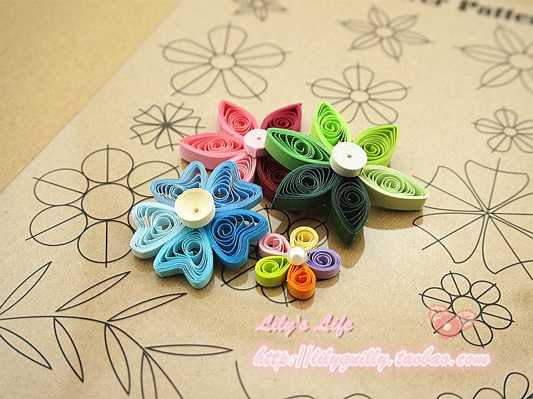 1 piece quilling tools diy paper flower quilling patterns PVC quilling template
