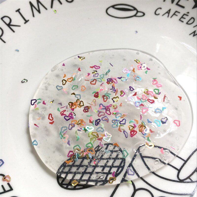 70g blandiblú transparente Lizun cristal transparente Slime alivio del estrés juguete interesante DIY relleno gelatina cubo Slime aditivos para rebanadas