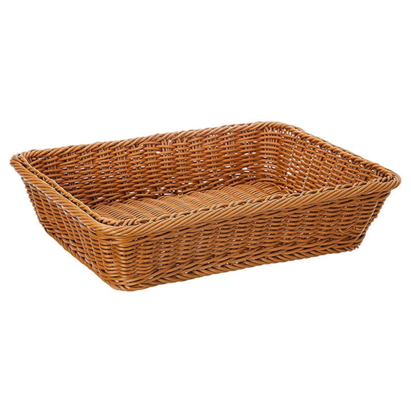 Obst Tee Snack Brot Ablage Handgewebte Rattan Weiden Korb 22/30/35 cm Picknick Kosmetische Lagerung Kasten Küche Haushalt Werkzeug