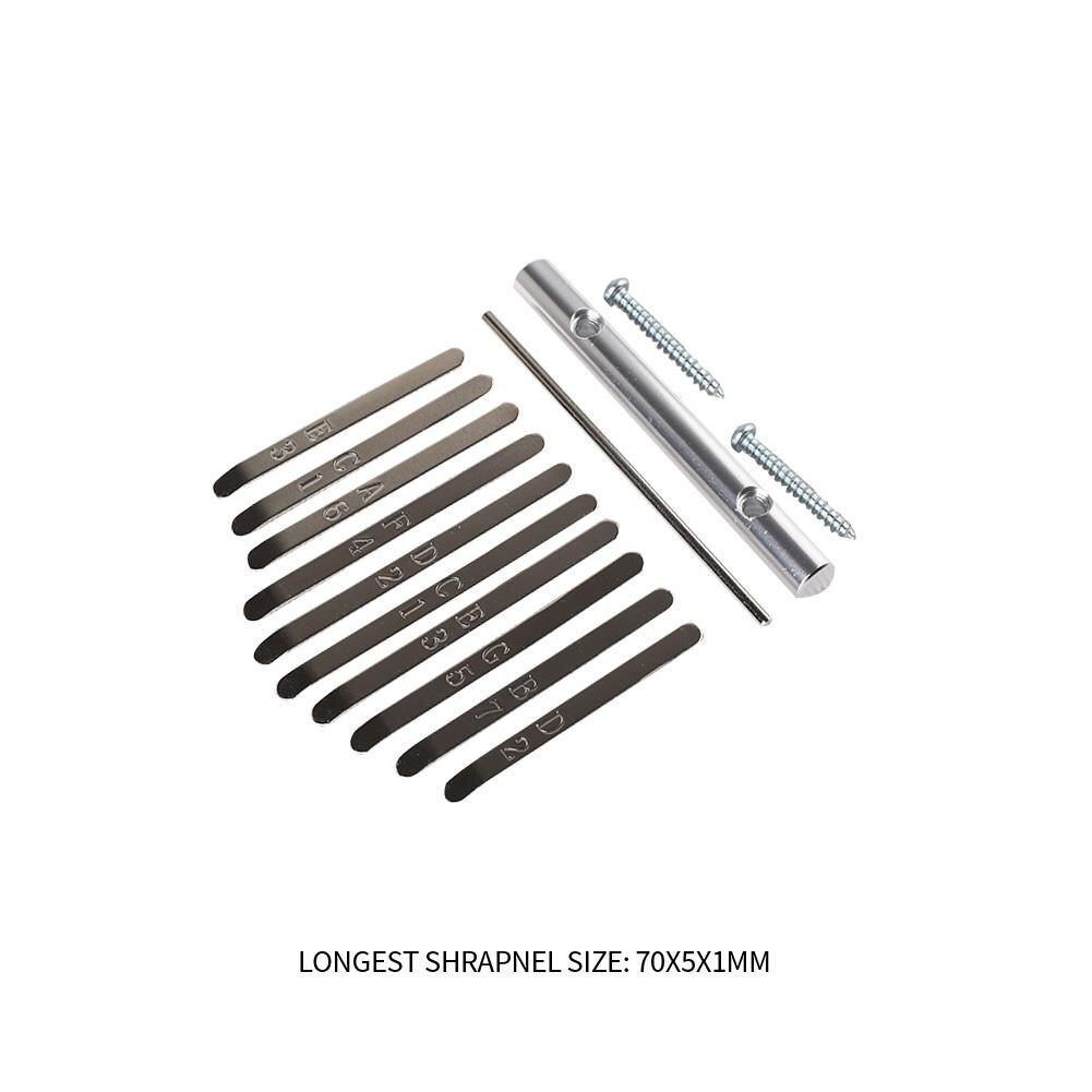 Kalimba 10 Keys DIY Steel Thumb Piano Bridge Saddle Kits Musical Instrument Tool DIY Replacement Parts Musical Accssories