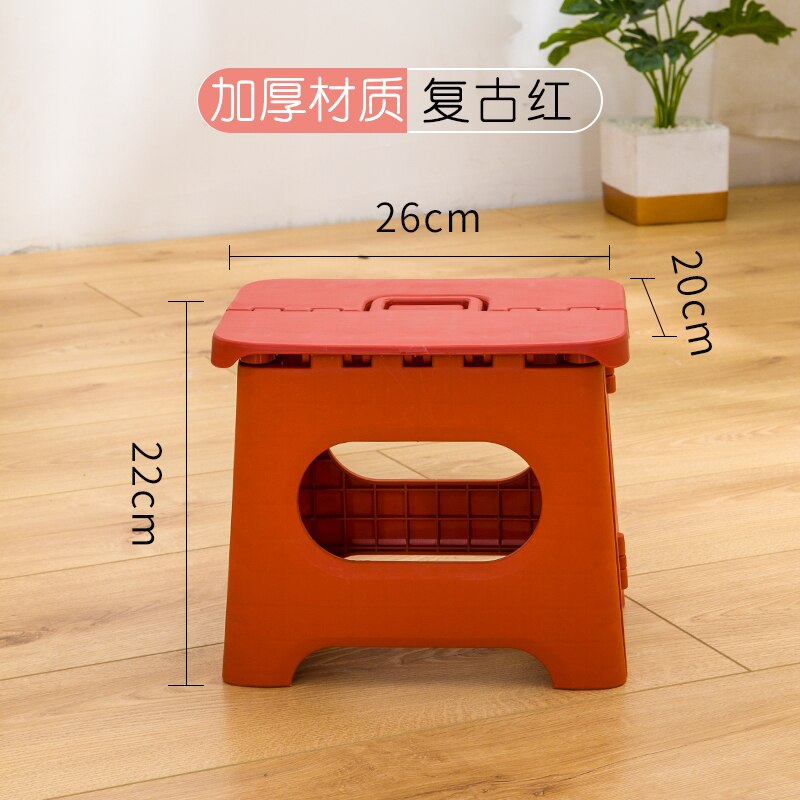 Folding Step Stool Super Strong Stepping Stools Premium Heavy Duty Foldable Stool For Kids Adult Garden Bathroom: 2