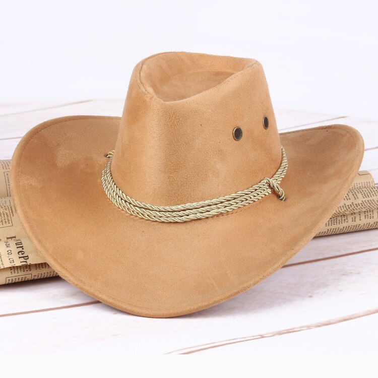 Unisex western cowboy hat turist hat hat western hat gorras 8 farver  aw7229: 2