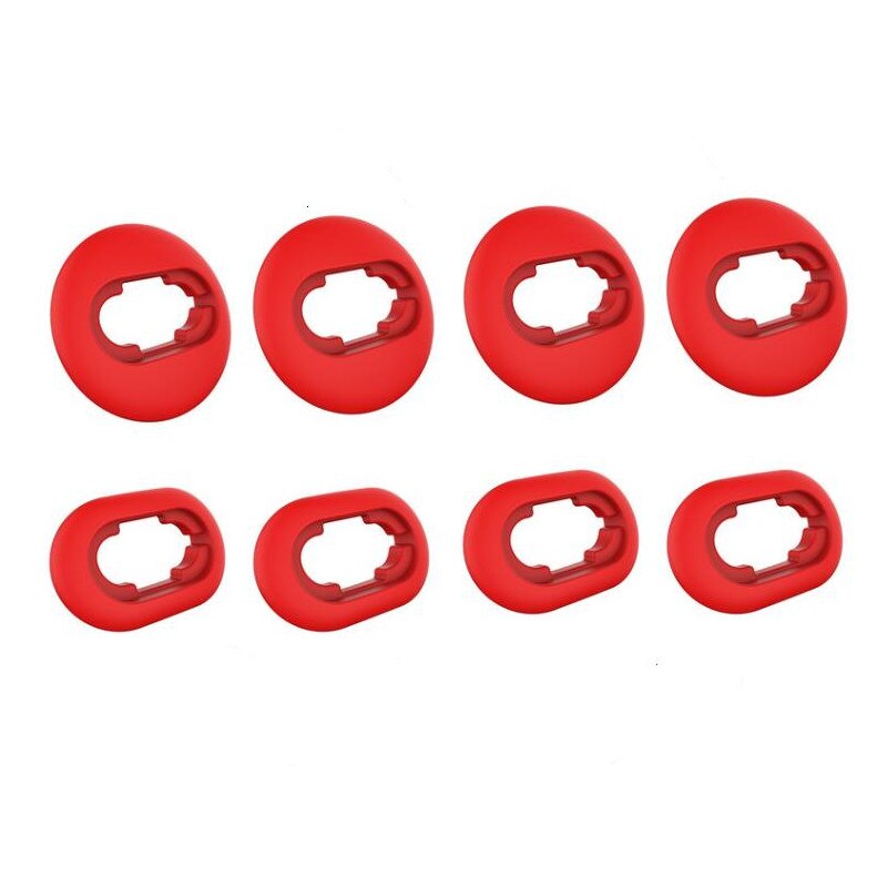 4 Pairs for Galaxy Buds Live Ear Tips Silicone Adapter Ear Wing Replacement Earbuds for Samsung Galaxy Buds Live Accessories: Red