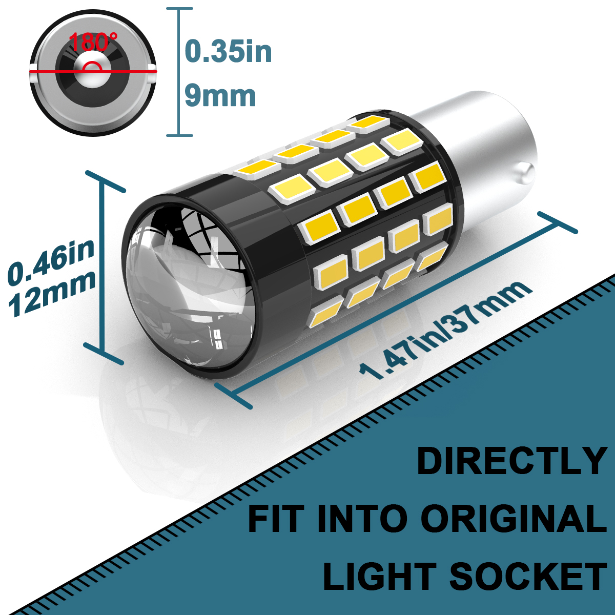 BA9S T4W 64111 BAX9S H6W 64132 BAY9S H21W 64136 bombilla LED CANBus para luz de marcha atrás de respaldo luz trasera de esquina