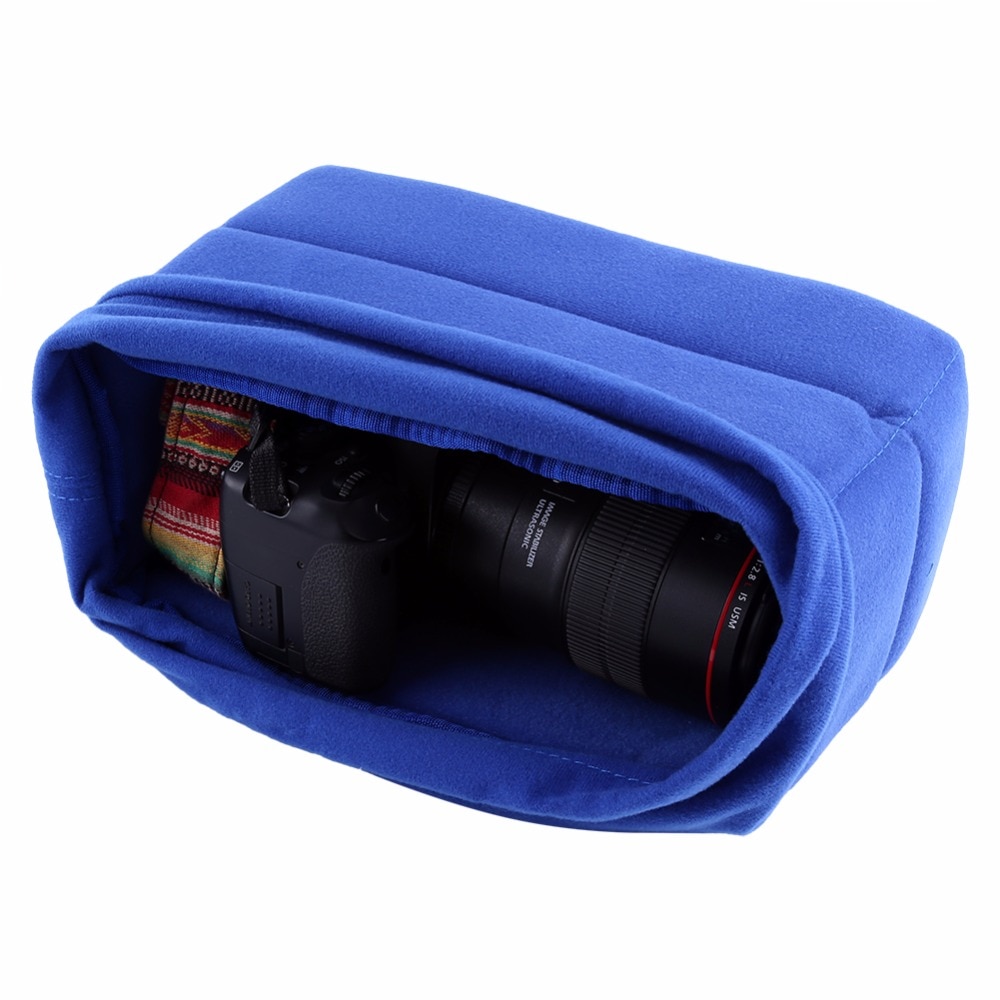 3 Colors Universal Insert Partition Padded Camera Bag Shockproof Sleeve Cover For DSLR SLR Outdoor Travel Camera Backpack