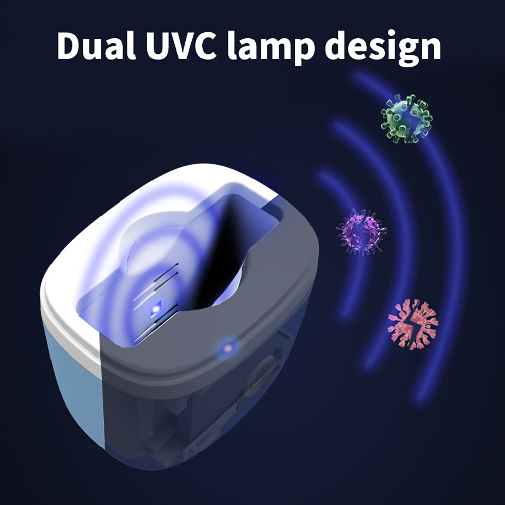 Automatic Uv Toothbrush Disinfection Holder U-shaped Electric Toothbrush Disinfection Box Usb Tooth Brush Cleaning Box