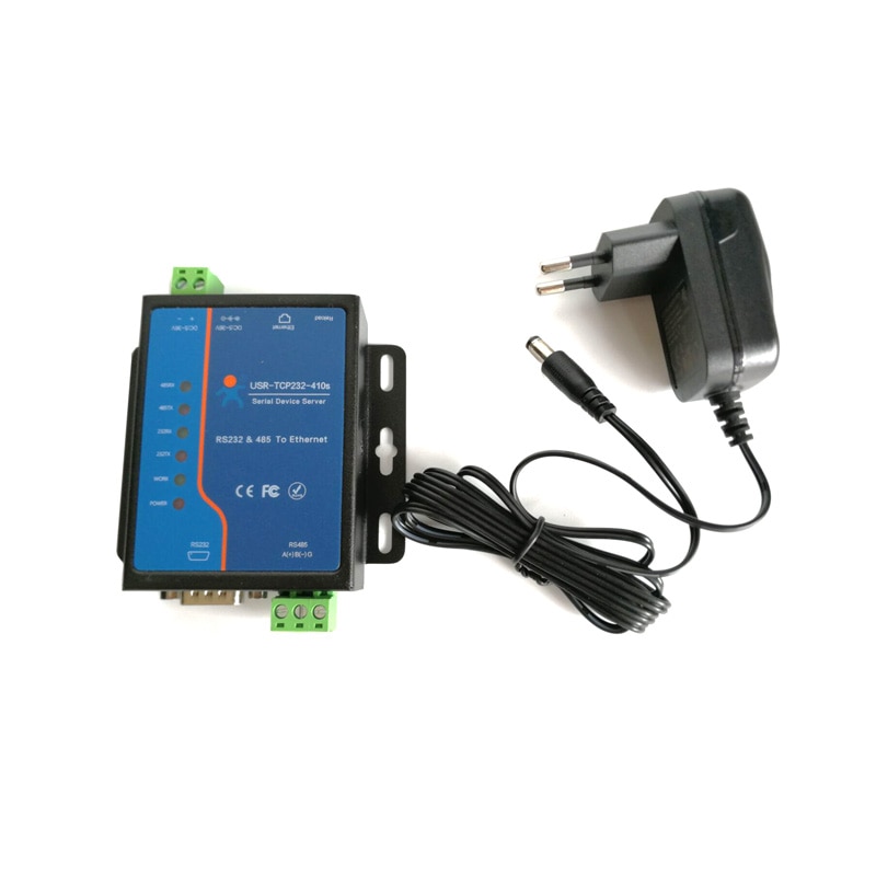 USR-TCP232-410S Terminal Power Supply RS232 RS485 to TCP/IP Converter Serial Ethernet Serial Device Server
