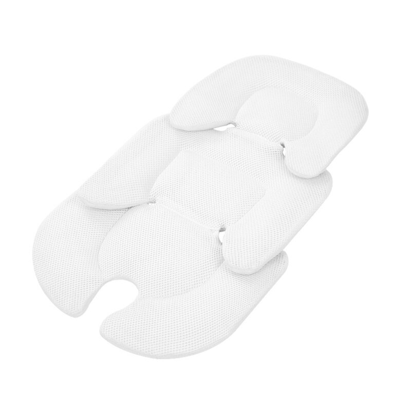 Baby klapvogn pude autostol indsats baby hoved nakkestøtte pude madras åndbar mesh liner måtte barnevogn termisk madras