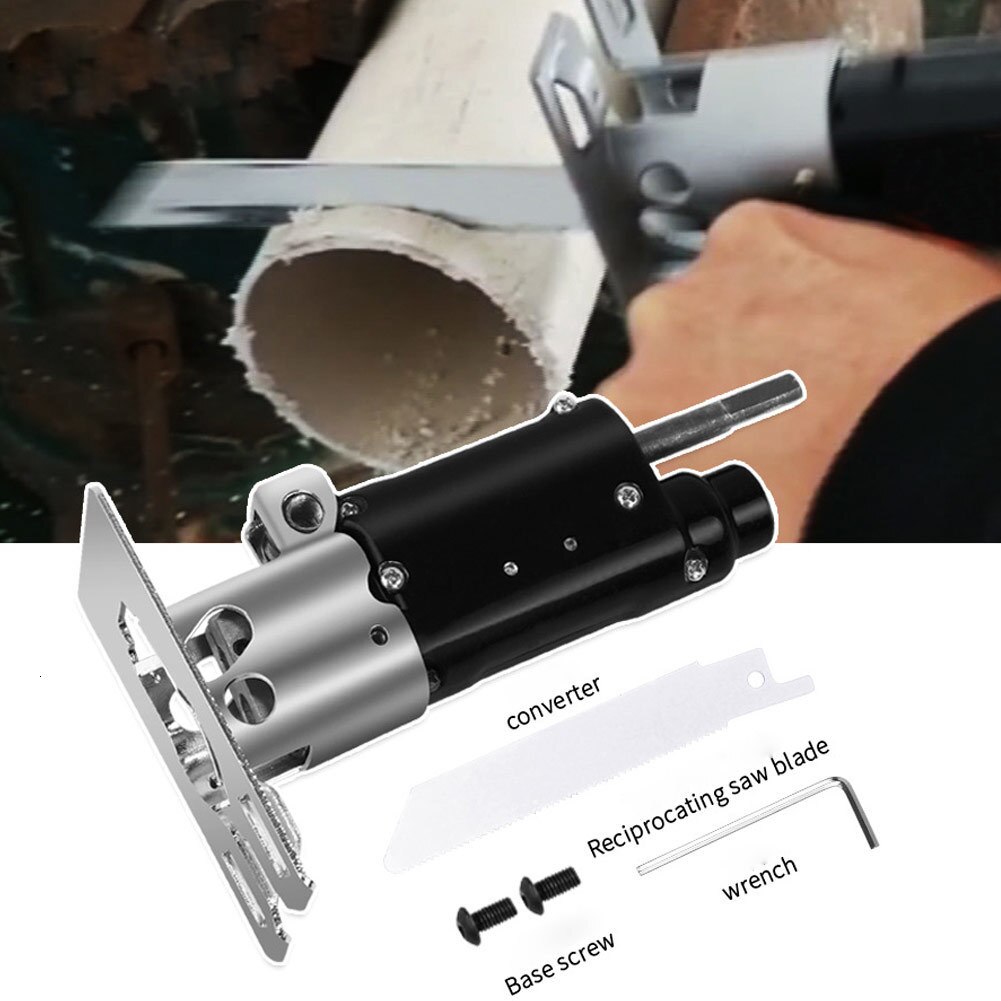 FGHGF adaptateur de fixation alternative changer en ensemble de perceuse électrique pour bois métal ménage outil électrique coupe du bois