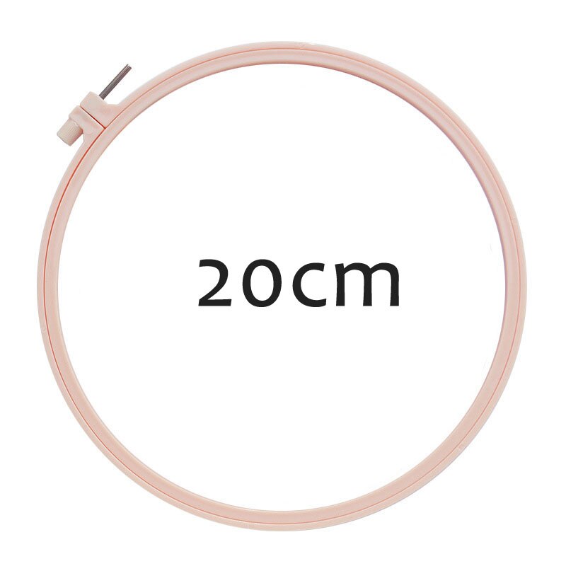 Kit de bordado de brotes grandes, costura artesanal, patrón de planta de casa, artesanía de punto de cruz para principiantes (sin ARO): Plastic Hoop