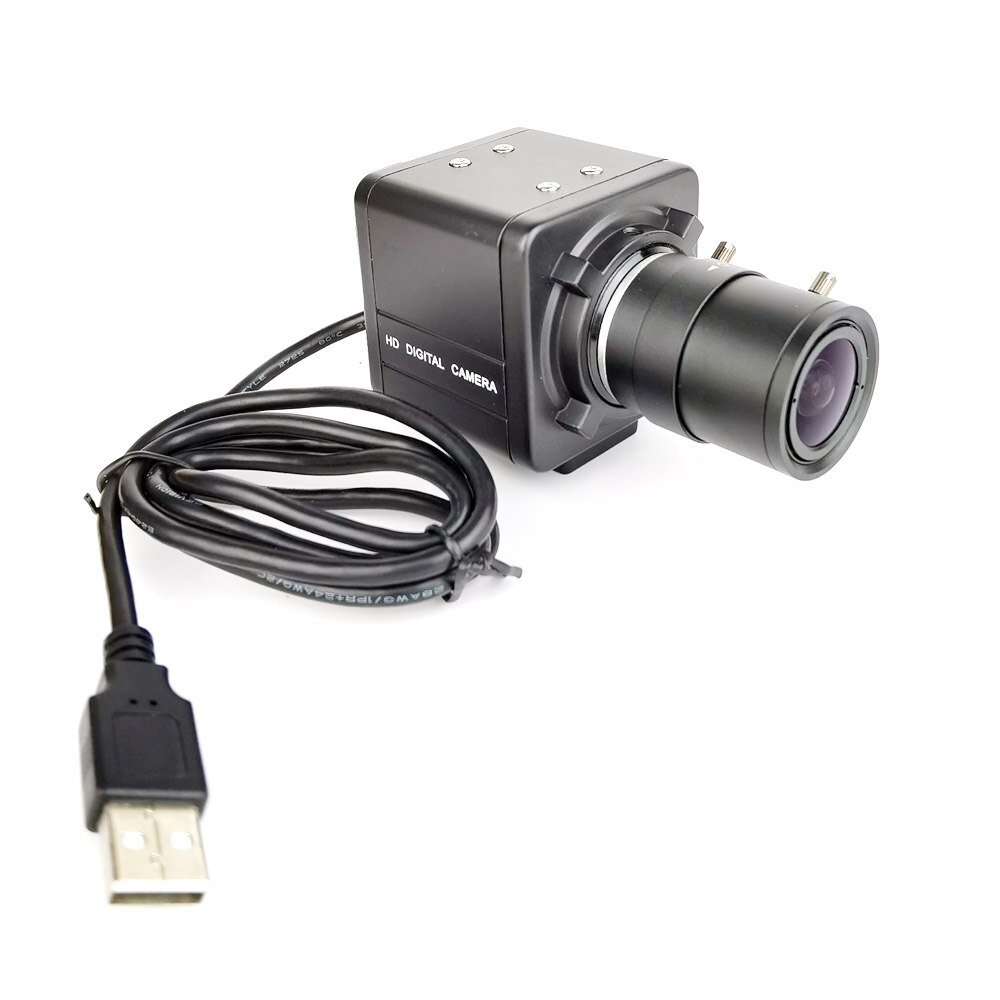Full HD 1080P PC Webcam 5-50mm 2.8-12mm Manual Zoom Varifocal CS Lens USB Camera for PC Computer Laptop