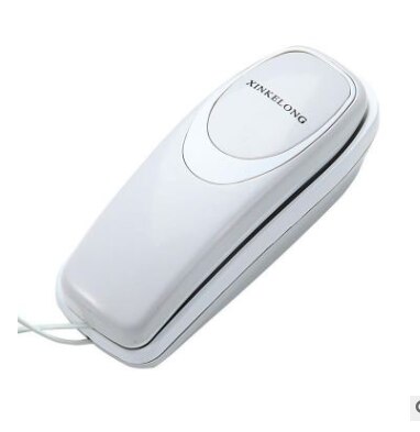 Fixed telephone small extension landline home hotel bathroom waterproof and corded wall-mounted mini Desktop Corded: Silver