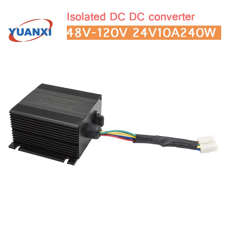 Isolated DC DC converter for communication solar system 48V-120V to 24V 10A 240W step-down converter