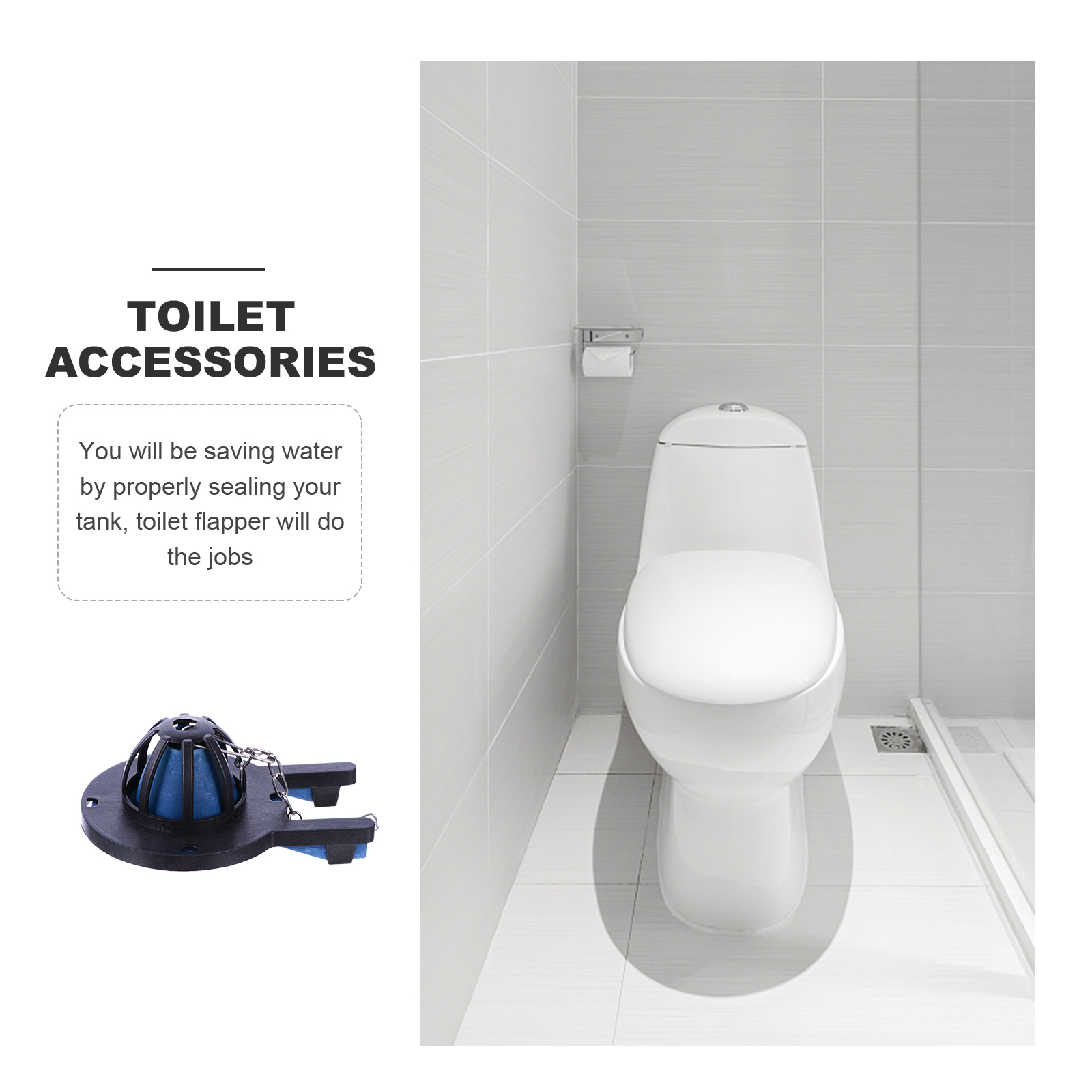 High Performance Toilet Flapper Replacement Parts Water Saving Toilet Flapper