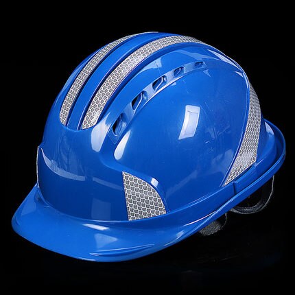 ABS Safety Helmets head Protection Safety Work Cap Safety Hard Hat Construction: Blue
