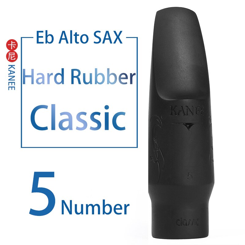 KANEE Hard Rubber mouthpiece Eb Alto Bb Tenor Bb soprano Saxophone mouthpiece Pop/Jazz