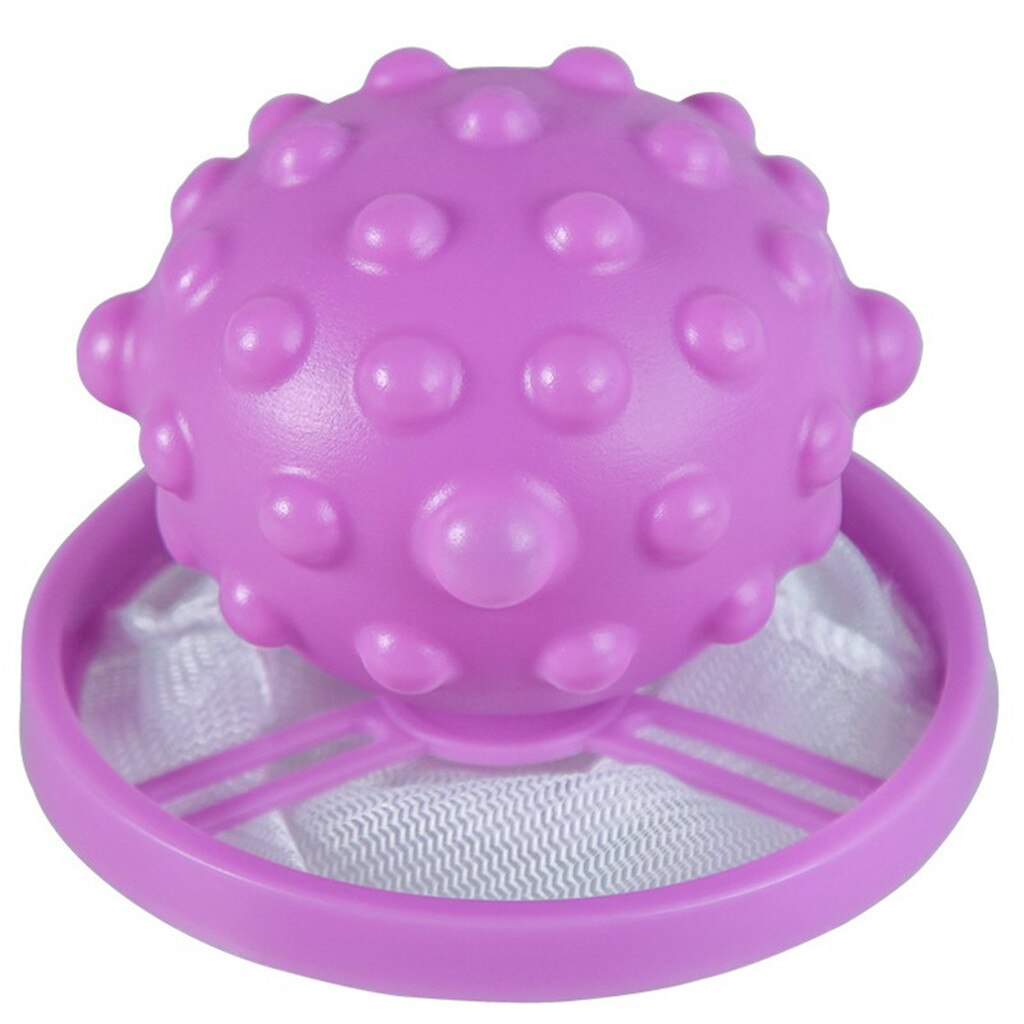 Floating Lint Hair Catcher Washing Machine Hair Ball Suction Hair Remover Ball Suction Hair Remover Decontamination Hamper: D