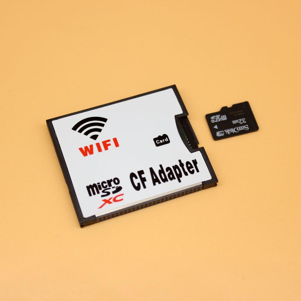 Tf micro sd -kort til wifi cf -kortadapter til canon nikon -kamera