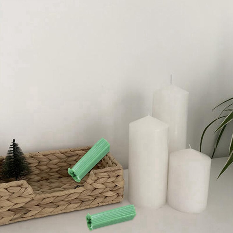 500 Stuks Groen Metselwerk Schroef Bevestiging Muur Anker Stekkers 6Mm X 27Mm