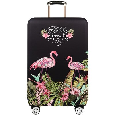 Tier druck flamingos Gepäck Schutz Abdeckungen Reise Zubehör Verdicken Elastische Anti-staub Siutcase Abdeckung Trolley Fall Abdeckung: A / L