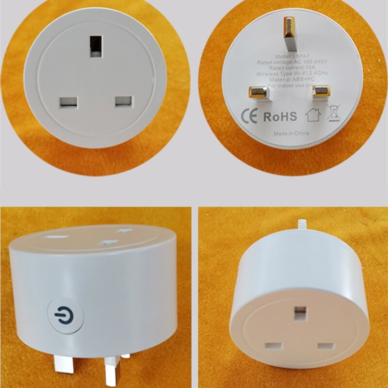 EU/US/UK Smart Wifi energy Power meter Plug with Power Monitor Smart Home Wifi Wireless Socket Outlet Works with Alexa-Google