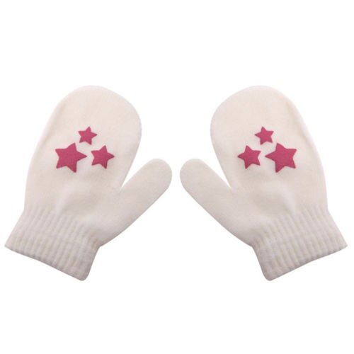 Winter Warm Kids Girl Boy Magic Gloves Pair Girls Boys Stretch Black Soft Children Unisex Mittens Knit