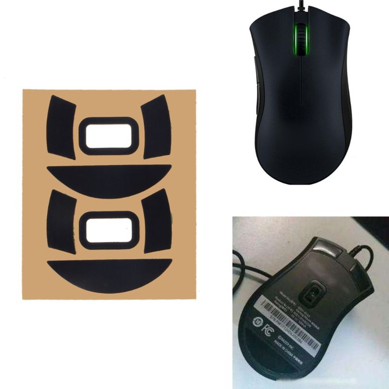 2 Sets/pak Originele Hotline Games Concurrentie Niveau Muis Voeten Mouse Skates Gildes Voor Razer Deathadder Essentiële 2000 Muis