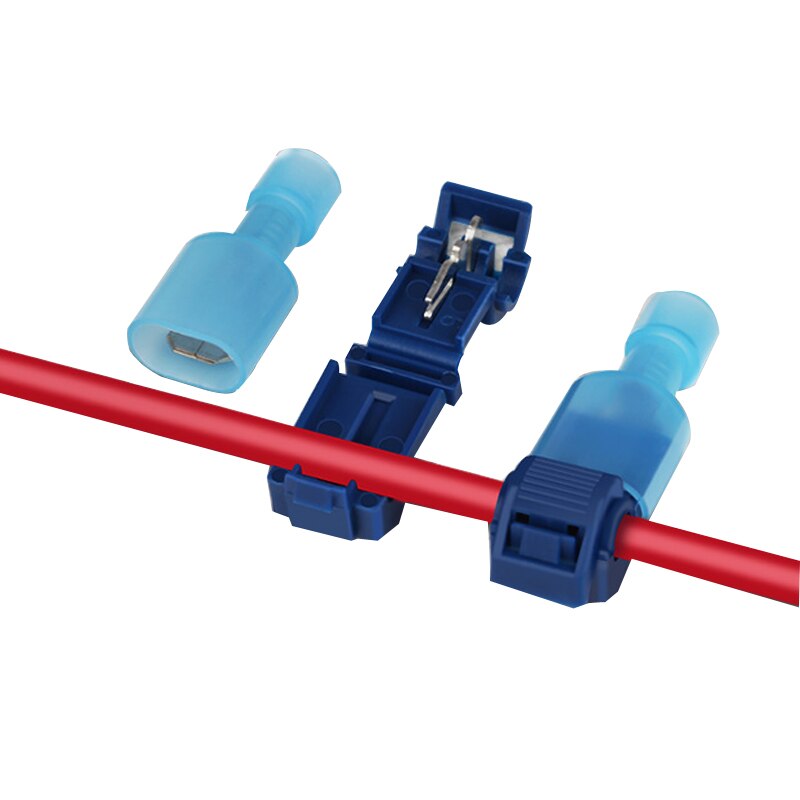 20/40/50 Uds Snap Terminal de Cable de bloqueo de empalme de crimpado impermeable rápido Cable eléctrico alambre conectores de conector eléctrico al aire libre