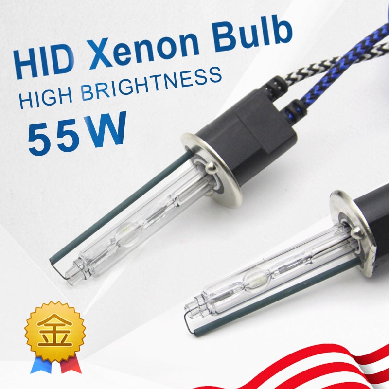 HID Xenon lamp highlight AC 55W H7 Projector Bulb H1 H11 9005 9006 HID Bulb 5800k Fast start Bright h3 9012 hid headlight bulb