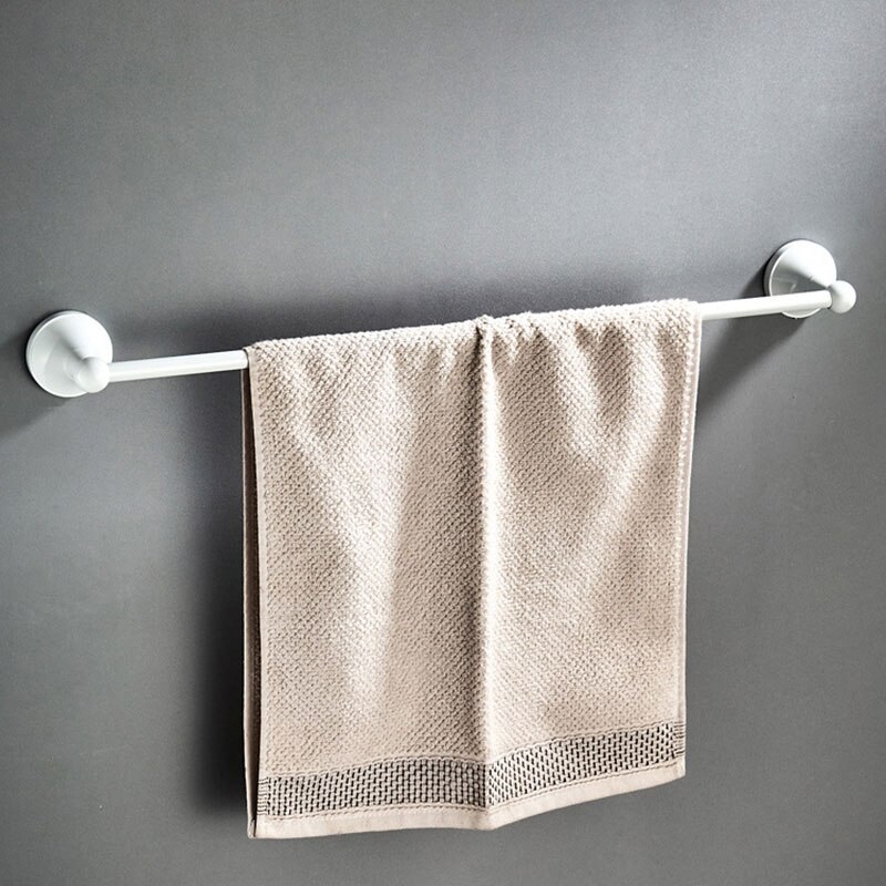 Ensemble d&#39;accessoires de salle de bain en laiton blanc, porte-savon de douche, porte-sèche-cheveux, porte-peignoir, brosse de toilette, porte-rouleau: Single towel Bar