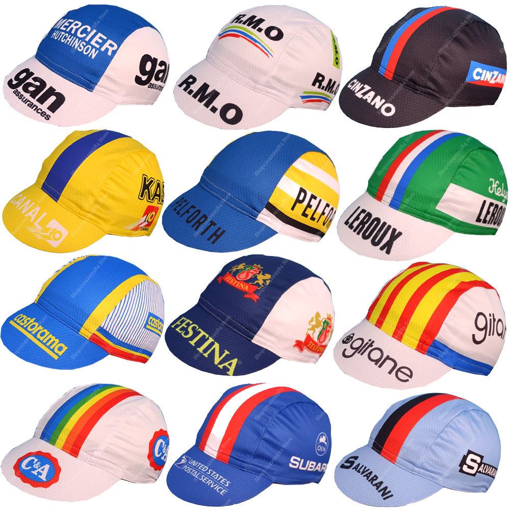 retro-Fahrradmütze, lustige Sommer-Straßen-Fahrradkappe, atmungsaktiv, bunt, Fahrrad-Kopfbedeckung für Männer und Frauen, Gorra Radfahren