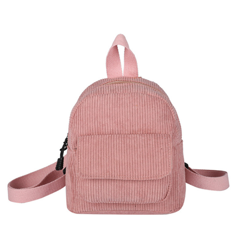 Retro ryggsäck damryggsäck liten väska student bröstväska stor handväska mammaväska tyg axelväska