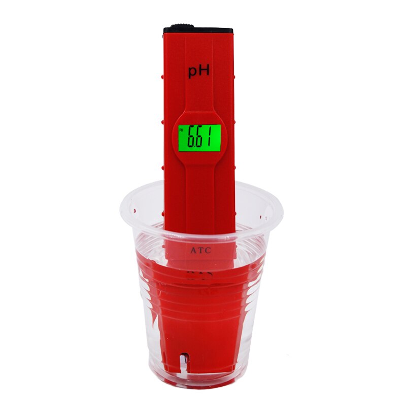 Portable Digital PH Meter LCD Display PH Tester Water Monitor Test Pen PH Multimeter With Backlight For Pool 30%OFF: without retail box