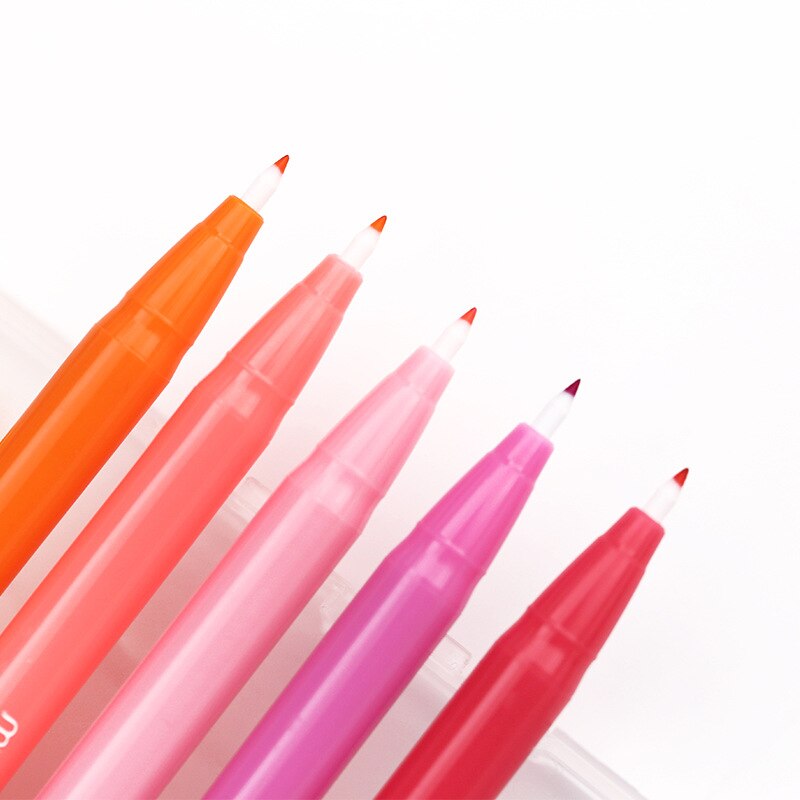 Akvarel penneæske sæt børns folkeskole og gymnasieelever farvet neutralt pennekunst sæt til børn pastelfarver