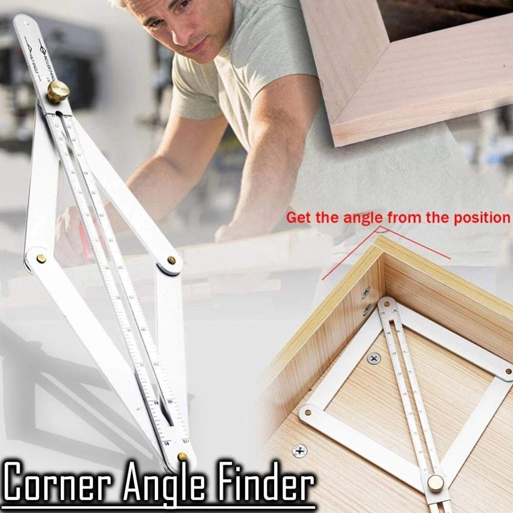 Bevel Corner Protractor Multi Angle Measurement Tool For Woodworking Goniometer Square Ruler Digital Angle Meter Measure Gauge