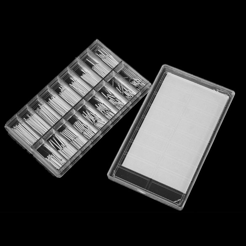 1 set klockstift 1mm diameter reparationsverktyg i rostfritt stål klockarmband tillbehör flera storlekar urmakare universal