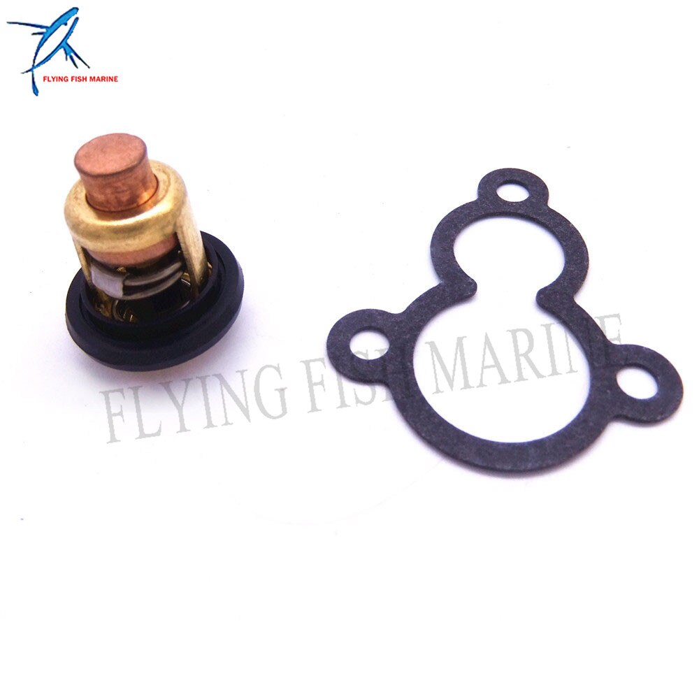 66M-12411-01 66M-12411-00 Thermostat und 67D-12414-A0 68D-E2414-A0 Dichtung für Yamaha 4hp 5hp 6hp 4-Hub F4A F4B F5A F6C