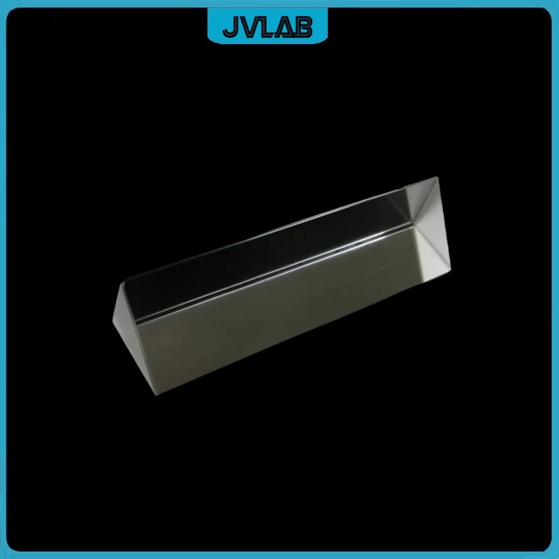 Triangular Color Prism 25*25*80MM Optical Glass Right Angle Reflecting Triangular Prism For Teaching Light Spectrum