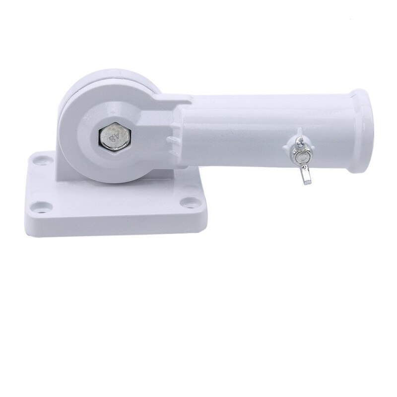 Aluminium Verstelbare Muurbevestiging Vlaggenmast Hoek Beugel Zware Roest Vlag Gecoat Pole Base Bracket Stand