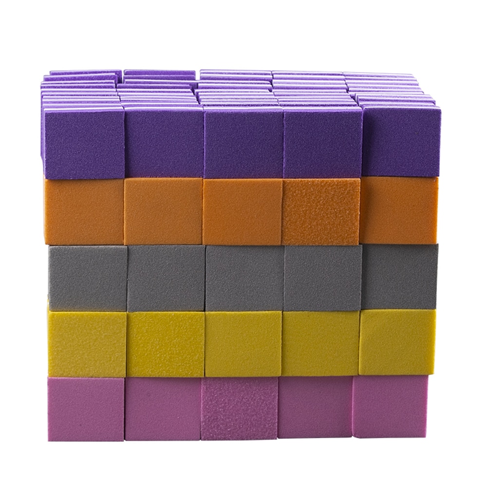 Mini limas para uñas, 30 Uds., bloques de pulido, doble cara, tope de lijado de uñas, esponja UV, herramientas de manicura pedicura