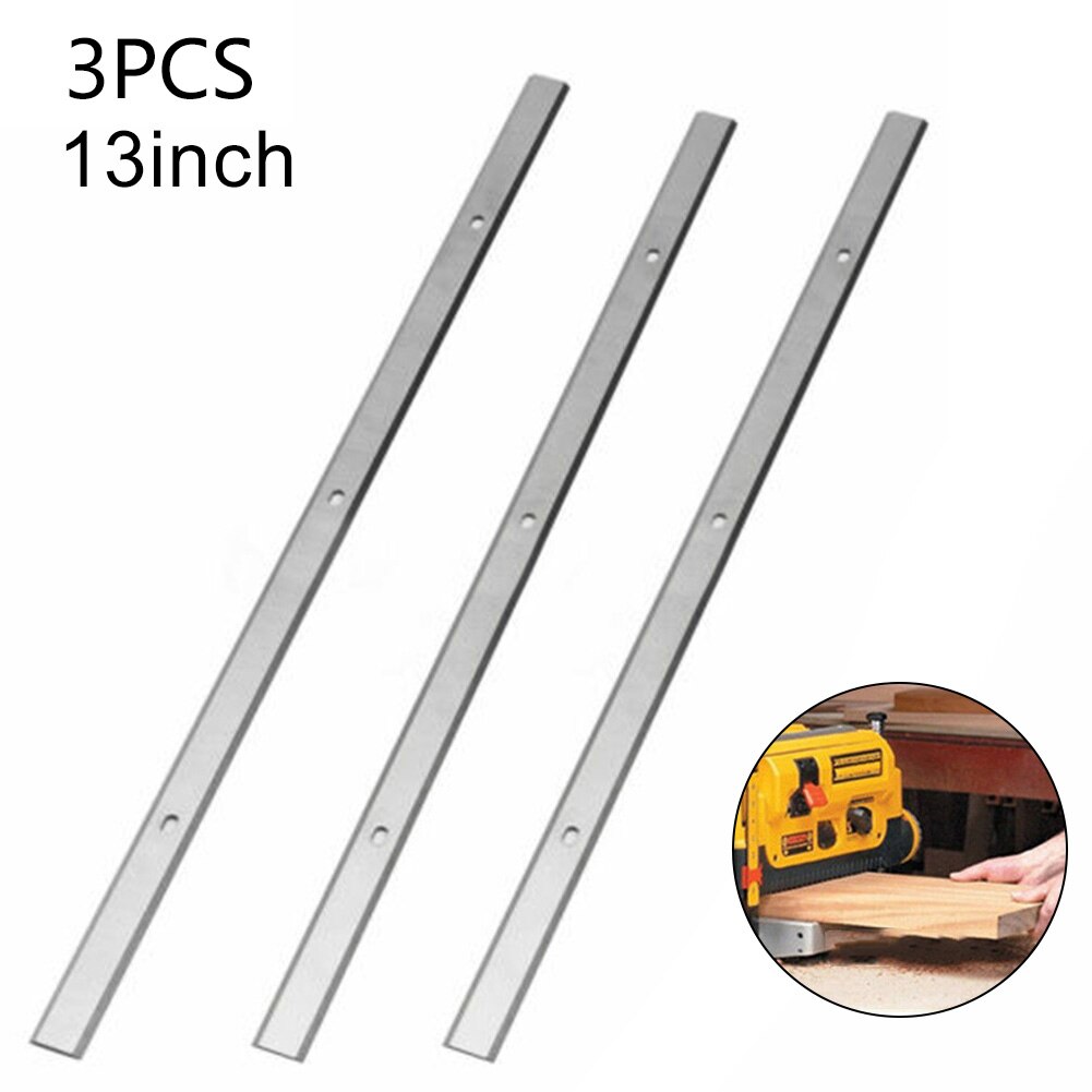 3 Pcs Planing Blades High Speed Steel For Metabo Planer Blades DH330 DH316 Double Edge Tool
